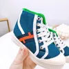 Chaussures pour enfants Toile décontractée 1977 Tennis High Top Low Sneakers Enfants Chaussure Kid Boys Girls Tiger Flower Printed Traniers Youth Toddlers Tabillons en lin