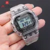 GSHOCK GSHOCK GMWB5000 스포츠 방수 남성 교체 팔찌 시계 밴드 PC 보호 케이스 리빗 키트를위한 시계 수지 스트랩 베젤