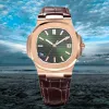 Business Casual 2024 Nowe zegarki U1 Watche Watches Wysokiej jakości 5711 Automatyczny ruch Sapphire Glass Wodoodporne na rękę Luminous AAA z narzędziami PP