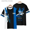 Cosplay-Anime-Kostüme BRS Black Rock Shooter 3D gedruckter T-Shirtstreet Kostüm Rollenspiel C240411