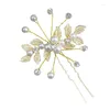 Fermagli per capelli Spilla con fiore di perla bianca in un pezzo Sposa Matrimonio Accessori Aolly Copricapo jewerly