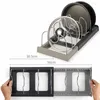 Kitchen Storage Pot Rack Pan Cabinet-style Organizer Utensil For Pans Pots Lid Cover Stand Holder Shelf