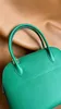 High quality pure hand-stitched malachite green fashion color premium women's leather bag Bao Lai Bag shoulder leather for women