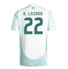 S-4xl Messico 2024 Maglie da calcio Chicharito 2025 Copa America Raul Lozano Dos Santos 24 25 H.Lozano Men Kids Kids Football Shirts Uniforms Fan Player Version