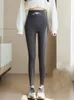 Women's high waist elastic letter print bodycon tunic sports yogal leggings tights SMLXLXXL