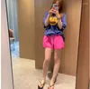 Women's Shorts Loose Running Women Casual Beach For Fluorescent Colors Elastic Cycling Clothing Female