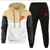 Men's Hooded Sweatshirts and Men Pants Casual Men's Tracksuit Sportswear Autumn Winter Men Suit Men's Clothing Leisure Sets