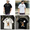 Camiseta de diseñador para hombre camisetas para mujeres camisetas 100%algodón de algodón hip hop de manga corta tshirt estampada pareja de hombres camisetas asiáticas tallas asiáticas