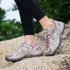 Zapatos deportivos de marca para hombre, senderismo, Camping, senderismo al aire libre, zapatillas para correr, deportes de montaña, escalada, senderismo antideslizante