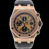 REIURE WRISTWATCH AP WIST STWIEK Royal Oak Offshore 18K Rose Gold Automatyczne automatyczne mechaniczne męskie zegarek 26470or Sinone Hand Luksusowy zegarek 26470or Oo A002CR.01