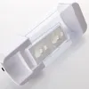 Dispensador de sabão líquido 2 PCs pendurados em recipiente de parede Manual de pasta de dente montada