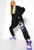Official Collection Butterfly Tracksuit Womens Sportswear Set Autumn Winter Suits on Fleece Tracksuits Hoodie and Pan
