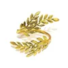 Towel Rings 6Pcs Gold Wheat Napkin Rings Metal Leaf Napkin Holder for Harvest Festival Fall Thanksgiving Dinner Table Decoration ERL88 240321