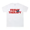 Men's T Shirts Arrivals T-Shirt Men Women Brockhampton FRIDAY THERAPY Cotton Hip Hop O-Neck Tee Shirt Summer Cool Streetwear Tees