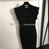 Robe moulante sexy pour femmes, dos nu, avec badge en métal de styliste, robes fendues à la mode