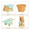 Sand Play Water Fun Summer Beach Toys for Kids Sand Set Beach Game Toy for Children Beach Buckets Shovels Sand Gadgets Water Play Tools Toy For Boy 240321