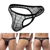 Underpants Gay Thong Underwear Sheer Mesh GString Briefs Sexy Lingerie T Back Low Rise Panties Comfortable And Breathable