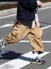 Pantalon pour hommes japonais extérieur fonctionnel optoélectronique cordon tube droit décontracté cargo hommes streetwear harajuku