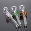 5インチの喫煙水ボン用ガラスオイルバーナーパイプPyrex Glass Hand Pipes Bongs Dab Rigs