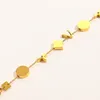 20 style Classic Bracelets Women Bangle 18K Gold Plated Stainless steel Crystal Flower Beads Lovers Gift Wristband Cuff Chain Designer Jewelry