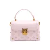 Factory Sells Branded Designer Handbags Online at 75% Discount Group Embossed Pink Bag New High-end Feel