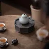 Vassoi di tè statta pura vassoio vecchio vassoio giapponese set set asciutto tavolino drop drop tappetino