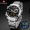 Relogio Masculino NAVIFORCE Top Brand Men Watches Fashion Quartz Watch Mens Military Chronograph Sports Wristwatch Clock