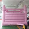 4.5x4.5m (15x15ft) Free Ship Outdoor Activities USA stock! Pink White Inflatable Bouncer Wedding Bouncer Customized Wedding Event Jumping House Moonwalk for sale