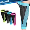 MTATMT 1 paire de manches de compression de mollet chaussettes de jambe pour les coureurs attelle de tibia varices soulagement de la douleur du mollet garde de mollet pour la course 240319