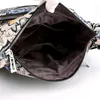 Totes bolsa de ombro de náilon para mulheres à prova dmulti água multi-bolso zíper mensageiro flor bolsas de viagem e bolsas bolsa feminina sac