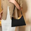 Messenger Bags Fashion Womens Felt Fabric Underarm Bag Vintage Crocodile Pattern Shoulder Bag Solid Color Handbags Casual Solid Color ClutchL2403