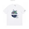 Hommes Designer T-shirt Rhude Castle Impression Coton Mans Tees Street Shorts Vêtements à manches T-shirts Couples vêtements Taille S-5XL