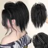 シニョンクロークリップヘアパントッパーレディースポークリップポニーテールエクステンションチュードアップアップ波巻き毛ヘアストーンバンドクリップを毎日使用する