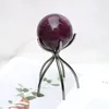 Dekorativa figurer Creative Crystal Ball Metal Sphere Base Alloy Holder för Seven Balls