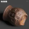 Tazze da tè in ceramica stile retrò Dunhuang Tazza antica Cinese Zen Buddha in rilievo Kung Fu Regalo - Apprezzamento