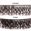 Closure UNice Hair Loose Wave Malaysian Hair Bundles With Closure Free Part Unprocessed Virgin Hair Closure with Bundles Natural Color