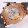 人気の豪華な腕時計APリストウォッチロイヤルオーク26470st自動メカニカルスイスウォッチレジャースポーツウォッチ26470or完全セットエレファントグレーの直径