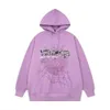 Beroemde ontwerper heren S Sp Der Young Thug heren dames hoodie hoge kwaliteit schuimprint spinnenweb grafische roze sweatshirts Spider Hood