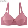 BHs Weseelove EF BH Plus Size Sport Sexy Push Up Bralette Damen Dessous für Frauen Top Weiblich Pitted Bügel R01