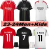 23 24 Fan Player Versione Benficas Maglie da calcio Seferovic Waldschmidt Pizzi Rafa G.Ramos 2023 2024 Home Men Kit Kit Shirts Otamendi Kokcu Di Maria