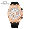 2021 Men's Quartz 6-pin OTM Watch with Function