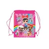 Sacs de rangement de dessin animé flambant neuf, sac à dos à cordon de serrage pour jouets d'enfants, paquet de réception, sac de plage de natation pour filles mignonnes