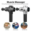 Massagegeweer 24V elektrisch massagegeweer Professionele pijnverlichting Big Power Muscle Massager Lichaamsontspanning Fascial Gun Fitnessapparatuur 240321