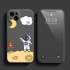 Nytt astronauttelefonfodral för iPhone 15 14 13 Pro 12 11 Pro XS X XR Max 8 7 SE Strong Silicone Cases Soft Back Cover