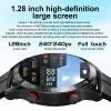 Cases 2023 New ECG+PPG Bluetooth Call Smart Watch Men Music player Waterproof Sports Fitness Tracker Stainless Steel Strap Smartwatch