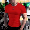 Zomer Mannen Gym T-shirt Running Sport T-shirts Mannen Fitness Bodybuilding Top Korte Mouw Voetbalshirts Mannelijke Voetbal Kleding Plus size 5XL