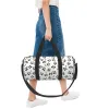 Sacs Sac de gym Panda Panda Sac de sport grande capacité Animal Cartoon Men de dessin femmes Femmes Week-end Hands Retro Travel Training Fitness Sac