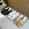 2024 sommer Dicken Boden Offene spitze Sandalen Hausschuhe slingback metall schnalle Echtes Leder Frauen Einfarbig Plattform schuhe Damen Hohe ferse Outdoor Urlaub Plaid