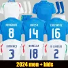 2024 JRGINHO INSIGNE VERRATTI BONUCCI camisa de futebol 24 25 homens crianças CAMISAS DE FUTEBOL CHIESA BARELLA CHIELLINI PELLEGRINI Italia 125 anos sanniversary