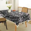 Table Cloth Fashion Porcelain Tablecloth Splice Pattern Washable Rectangular For Kitchen Nappe De